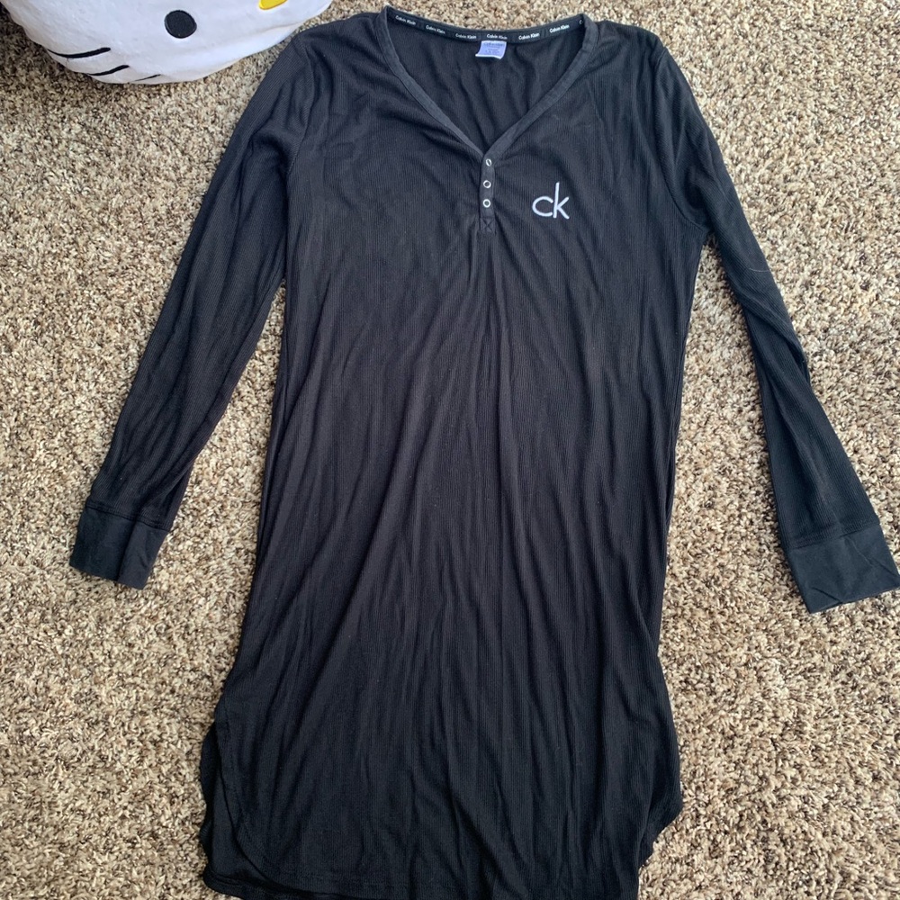 Calvin Klein Pajama black color